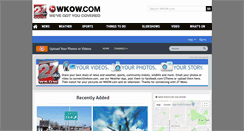 Desktop Screenshot of connect.wkow.com